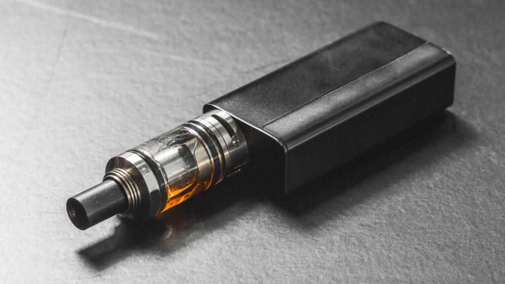 image of a vape with juice